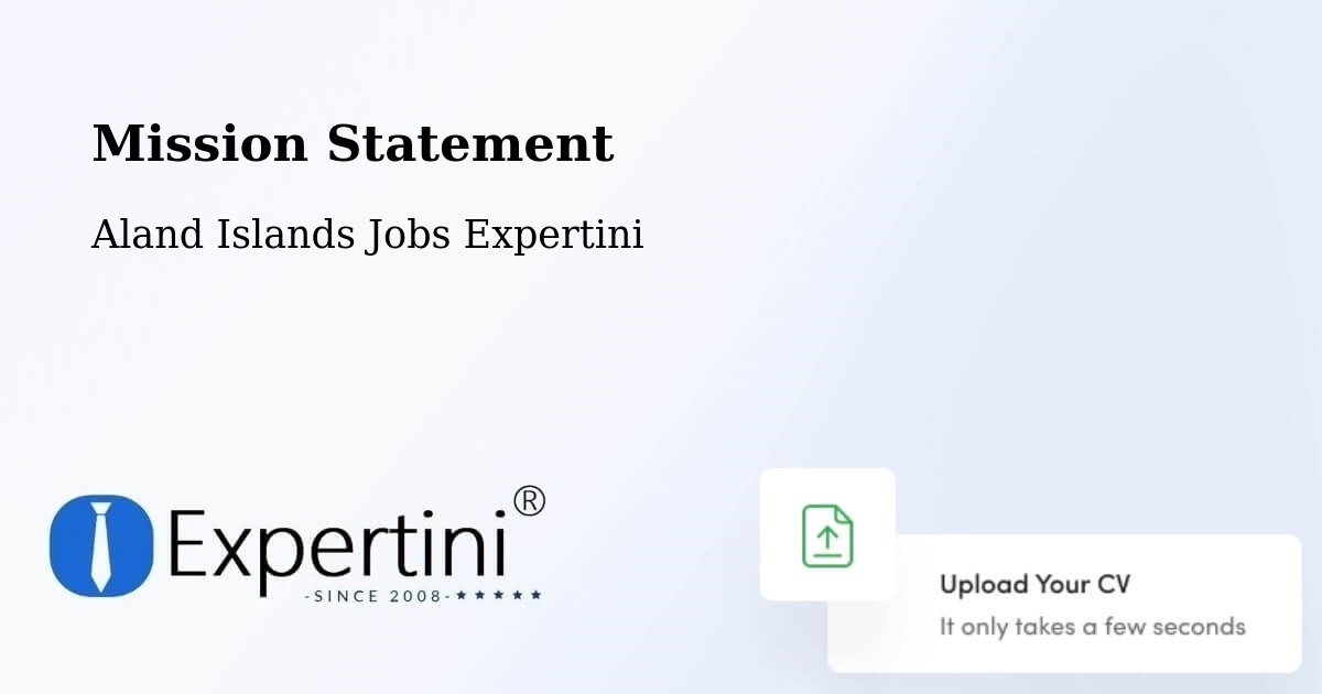 Corporate Mission – Aland Islands - Aland Islands Jobs Expertini