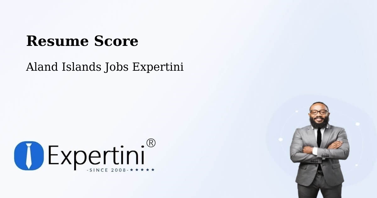 Resume Score & Job Description Match Tool – Aland Islands - Aland Islands Jobs Expertini
